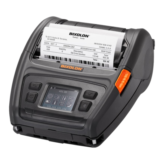 BIXOLON XM7-40 Installationsanleitung