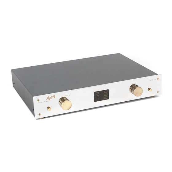 AVM EVOLUTION DAC1 Betriebsanleitung
