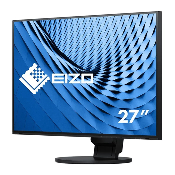 Eizo flexscan ev2785 Benutzerhandbuch