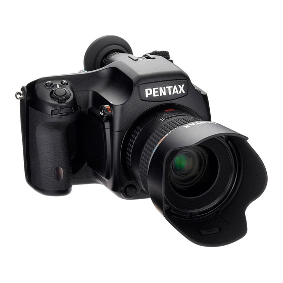 Pentax 645D Bedienungsanleitung