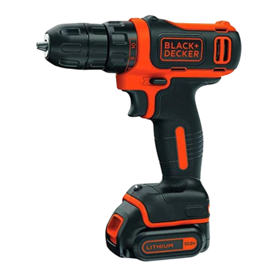 Black+Decker BDCDD12BAFC Bedienungsanleitung
