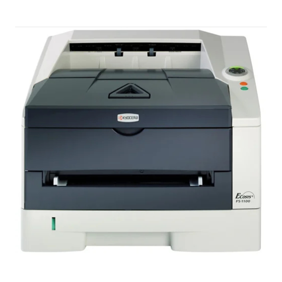 Kyocera FS-1100 Erste Schritte