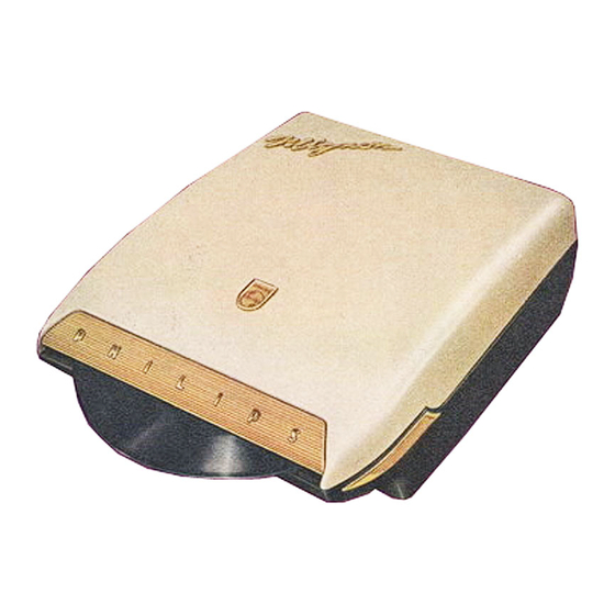 Philips AG 2100 D Service