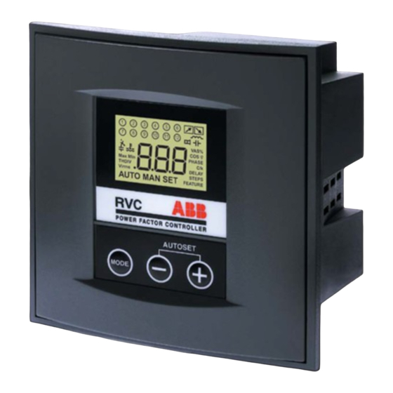 ABB RVC Installations- Und Bedienungsanleitung