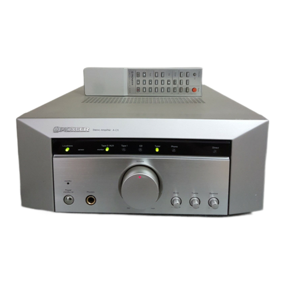 Pioneer A-C5 Bedienungsanleitung