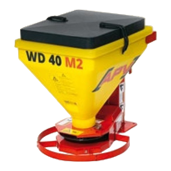APV WD 40 M2 Original Bedienungsanleitung