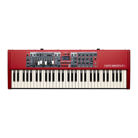 NORD electro 6 Benutzerhandbuch