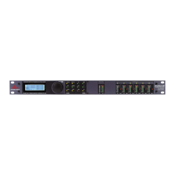 dbx  Drive Rack 260 Bedienungsanleitung