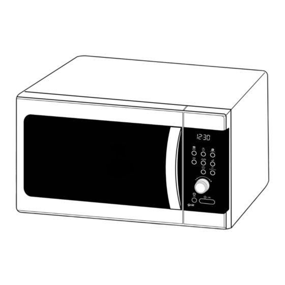 Samsung GE872C Bedienungsanleitung Mit Zubereitungshinweisen