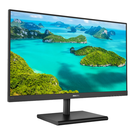 Philips E-line 275E1S Bedienungsanleitung
