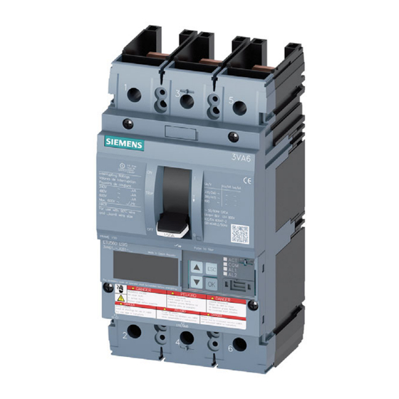 Siemens 3VA61 J 4-Serie Betriebsanleitung