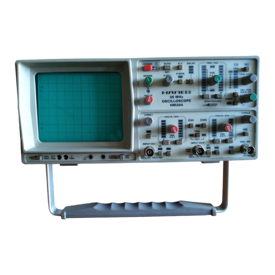 Hameg HM304 Bedienungsanleitung