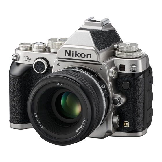 Nikon Df Benutzerhandbuch