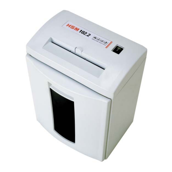 HSM Primo 1200 Betriebsanleitung