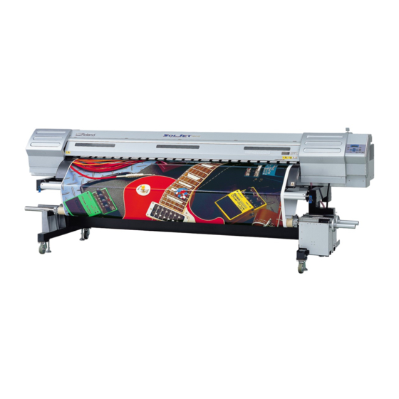 Roland SolJet pro II SJ-1000 Handbücher