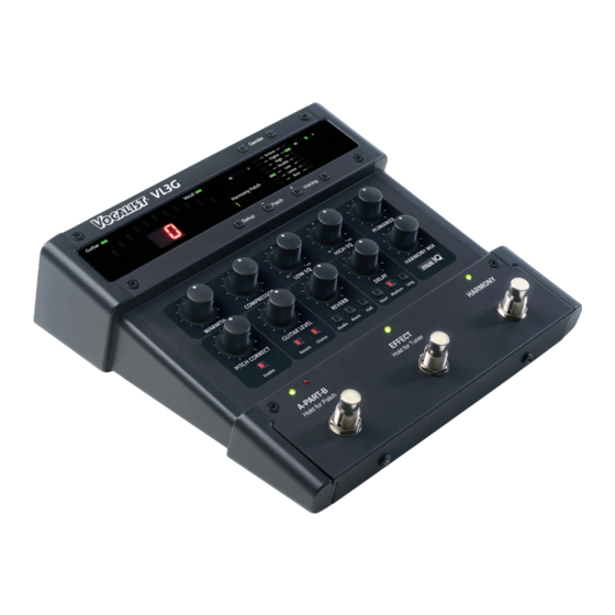 DigiTech Vocalist 4 Benutzerhandbuch