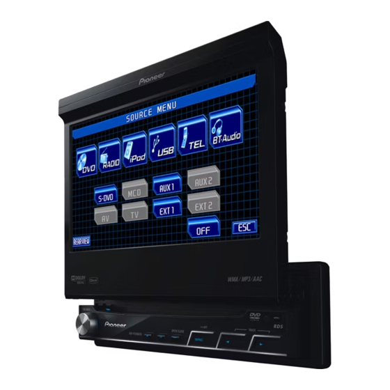 Pioneer AVH-P5100DVD Schnellstartanleitung