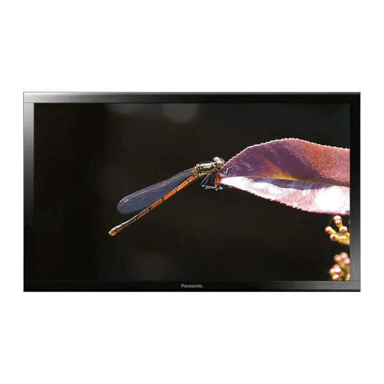 Panasonic TH103VX200W Bedienungsanleitung