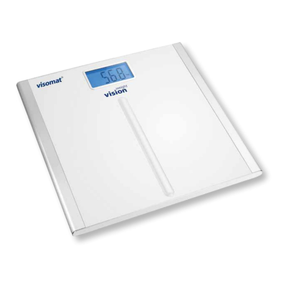 visomat vision weight Gebrauchsanleitung