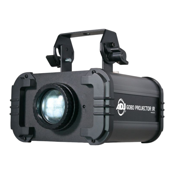 ADJ Gobo Projector IR Bedienungsanleitung