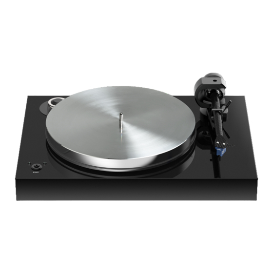 Pro-Ject Audio Systems X8 Aufbau- Und Bedienungsanleitung