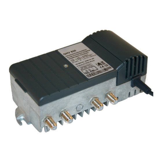 Triax 892280 Bedienungsanleitung