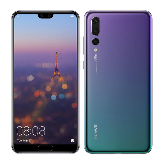 Huawei p20 pro Benutzerhandbuch