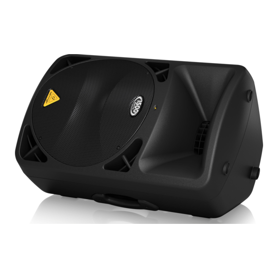 Behringer EUROLIVE series Bedienungs/Sicherheitshinweise