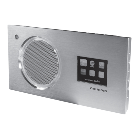 Grundig Cosmopolit 9 WEB DAB+ Handbuch