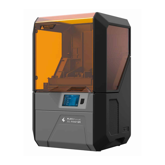 FLASHFORGE 3D PRINTER Hunter Bedienungsanleitung