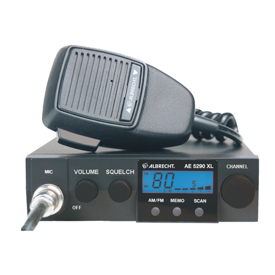 Albrecht AE5290 XL Bedienungsanleitung