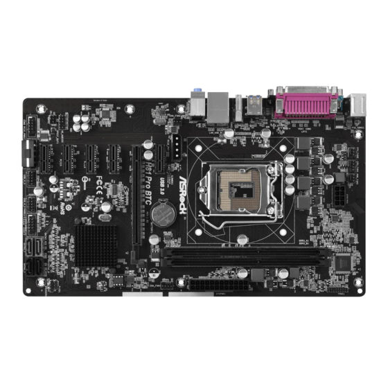 ASROCK H81 Pro BTC Handbuch