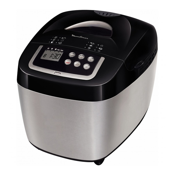Moulinex home bread Bedienungsanleitung