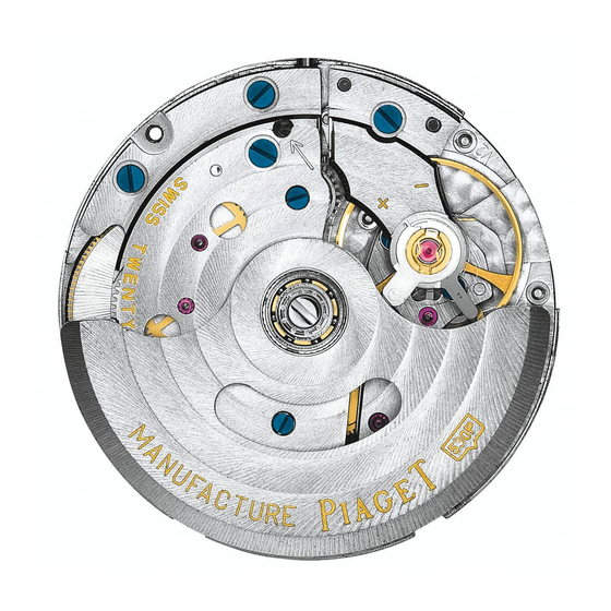 Piaget 530P Bedienungsanleitung