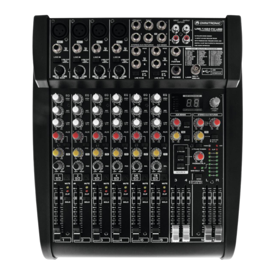 Omnitronic LRS-1424FX USB Bedienungsanleitung