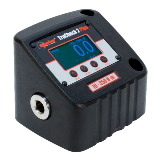 norbar TruCheck 2 Basic Serie Bedienungsanleitung