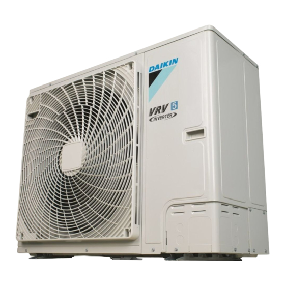Daikin VRV 5-S RXYSA4A7V1B Referenz Für Installateure Und Benutzer