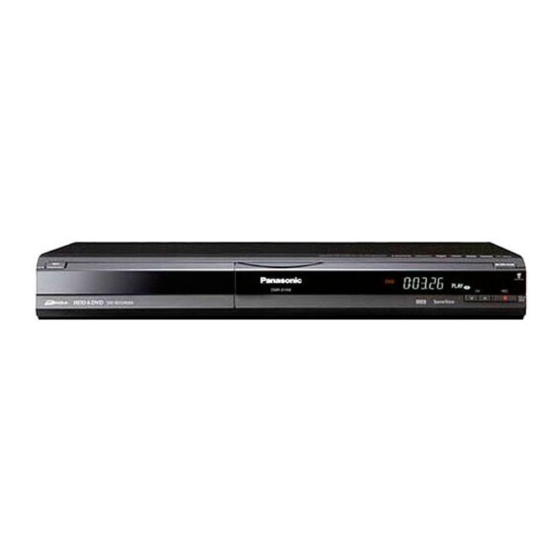 Panasonic DMR-EH68DMR-EH58 Bedienungsanleitung