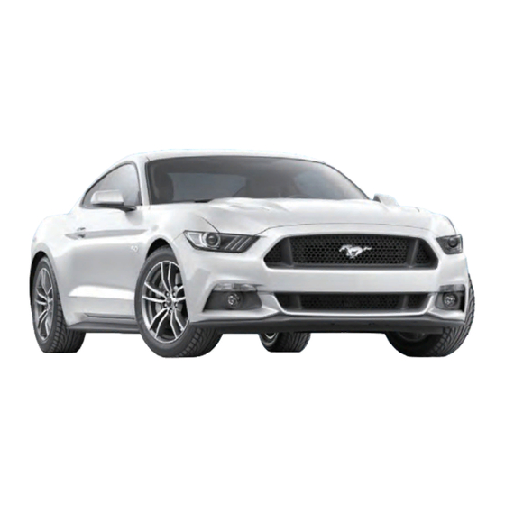 Ford Mustang Betriebsanleitung