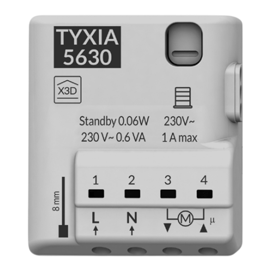 DELTA DORE TYXIA 5630 Zusätzliche Informationen