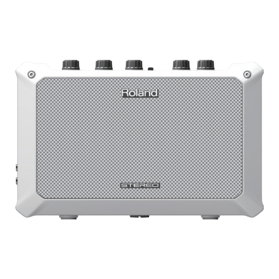 Roland MOBILE BA Bedienungsanleitung
