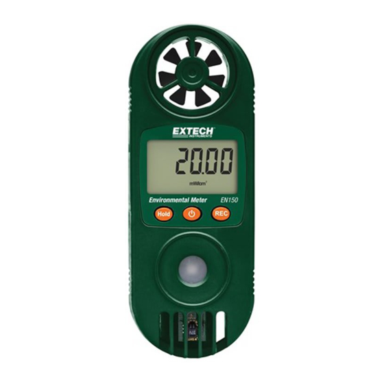 Extech Instruments EN150 Bedienungsanleitung