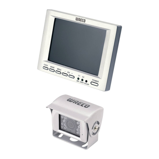 Waeco PerfectView LCD250 Montage- Und Bedienungsanleitung