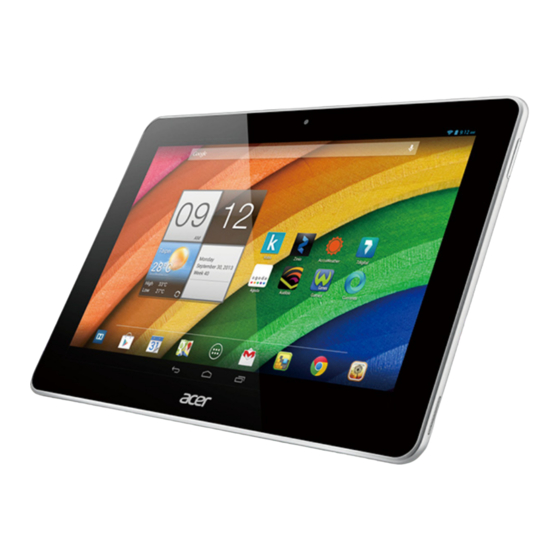 Acer  Iconia A3-A11 Anleitung