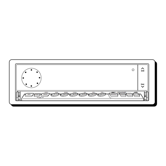 JVC KD-LX110 Bedienungsanleitung