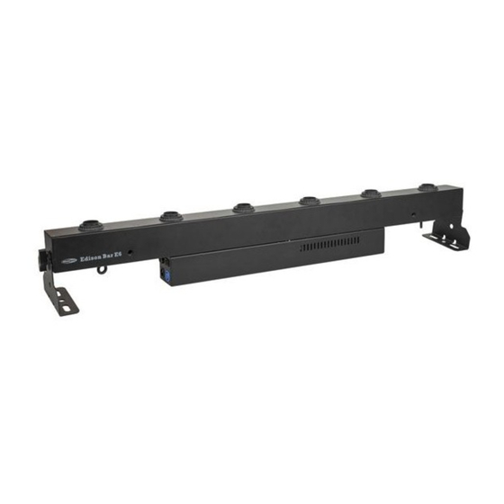 SHOWTEC Edison Bar E6 Benutzerhandbuch
