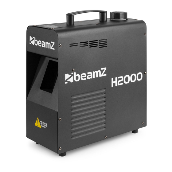 Beamz H2000 Fazer Gebrauchsanleitung