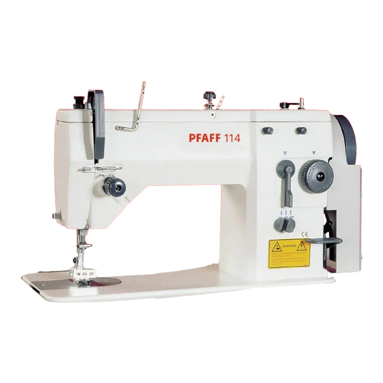 Pfaff 114 Betriebsanleitung