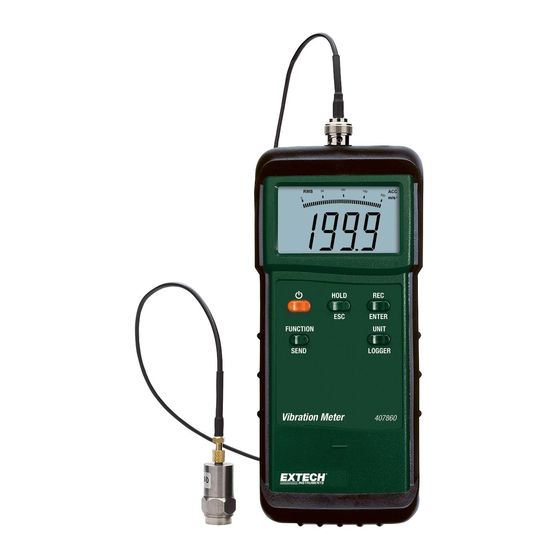 Extech Instruments 407860 Benutzerhandbuch