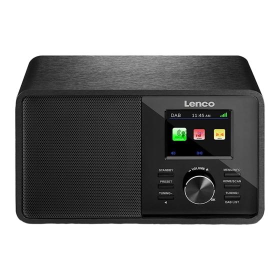 Lenco CR-2004 DAB+ Handbücher